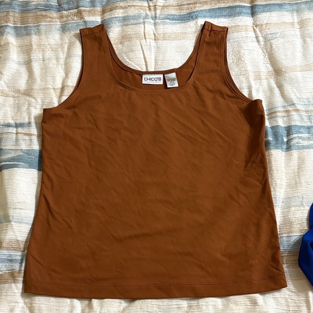 Chico's Rich Tan Tank Top